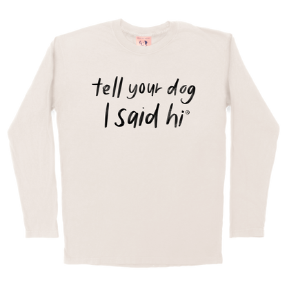Handwritten Long Sleeve Tee
