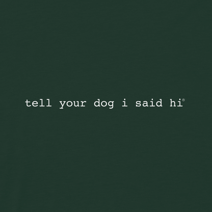 Long Sleeve Classic TYDISH - Dark Green