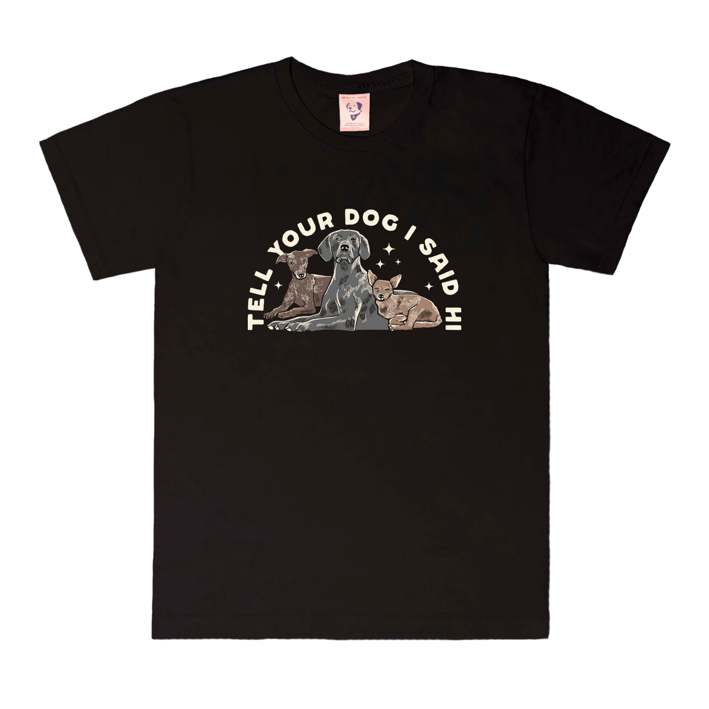 3 Dog TYDISH Tee - Black