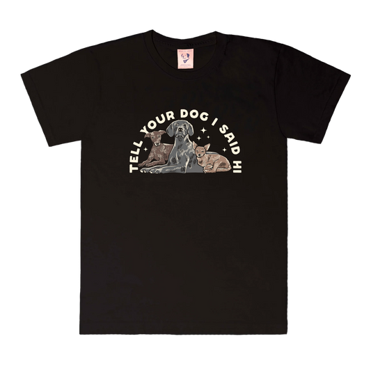 3 Dog TYDISH Tee - Black
