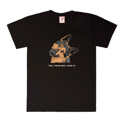 German Shepherd TYDISH Tee - Black