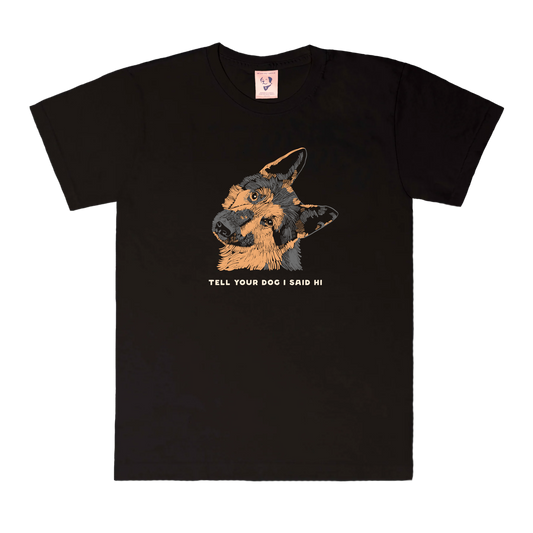 German Shepherd TYDISH Tee - Black