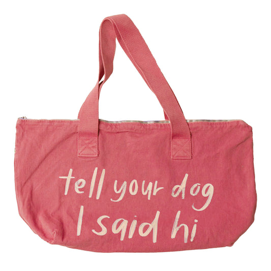 Pink Tote Bag