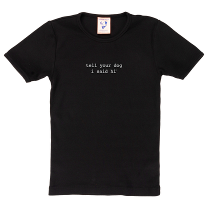 Classic Women’s ‘90s Baby Tee - Black