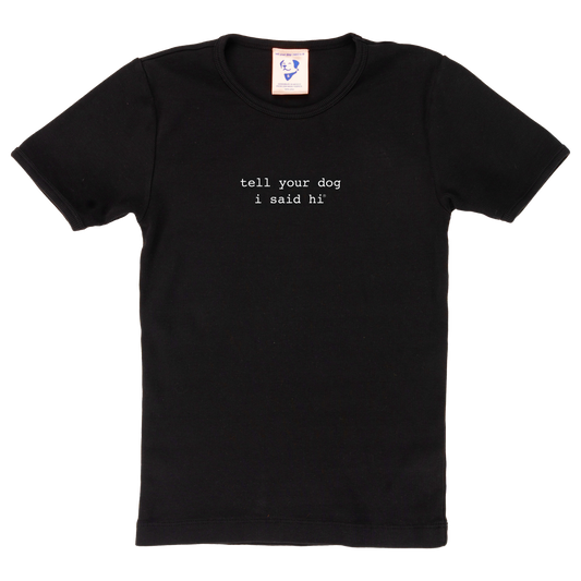 Classic Women’s ‘90s Baby Tee - Black