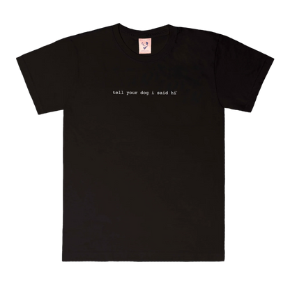 TYDISH Sploot Puppy Tee - Black