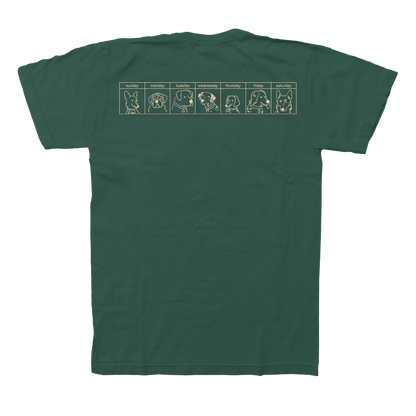 The Dogs Were Good Again Tee - Dark Green