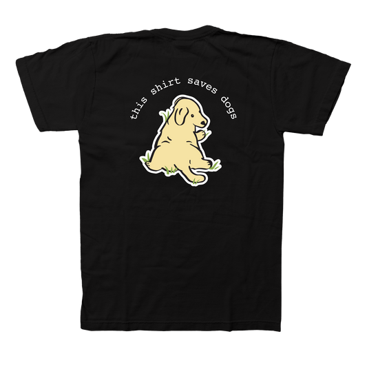 TYDISH Sploot Puppy Tee - Black