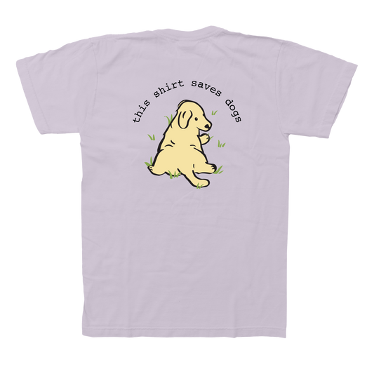TYDISH Sploot Puppy Tee - Lavender