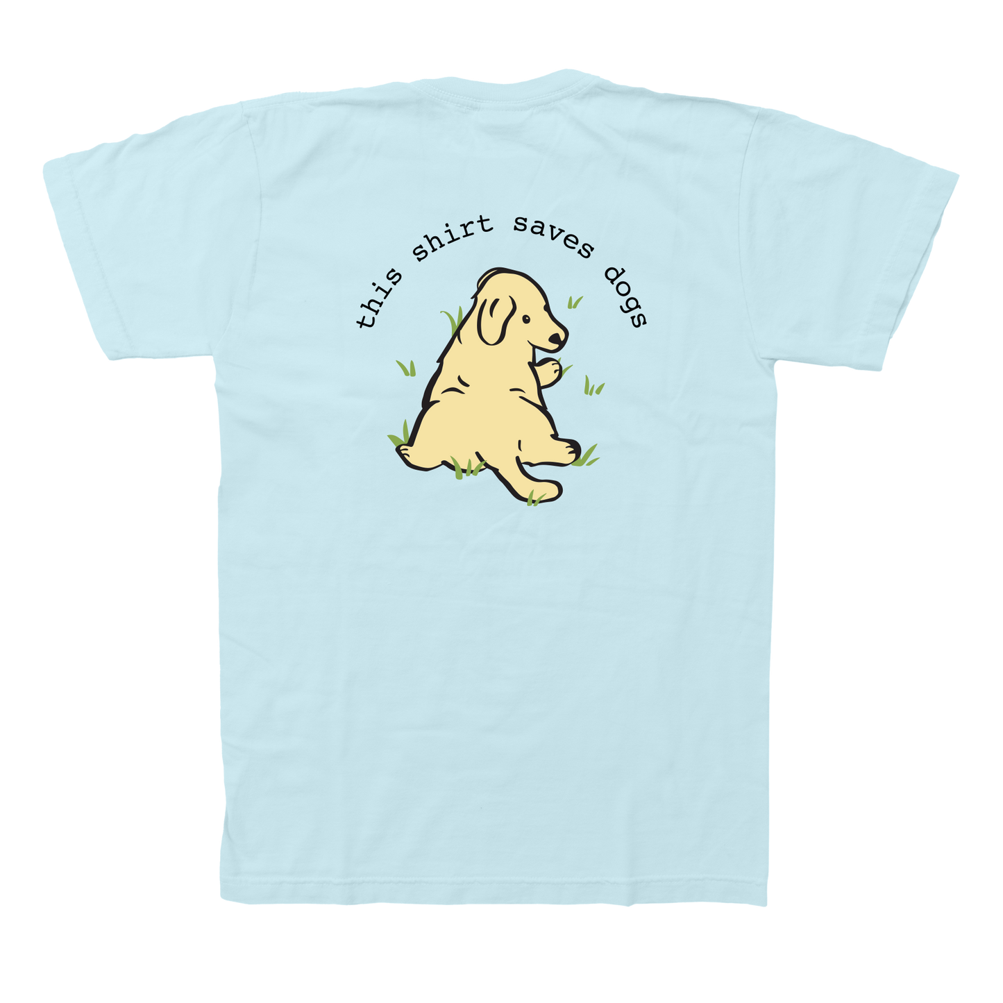 TYDISH Sploot Puppy Tee - Spun Sugar