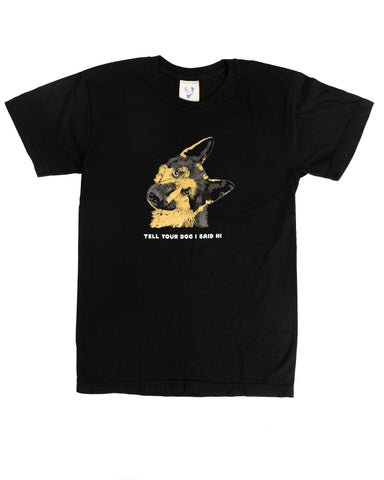 German Shepherd TYDISH Tee - Black