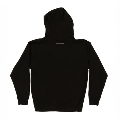 Candy Heart Zip Hoodie - Black