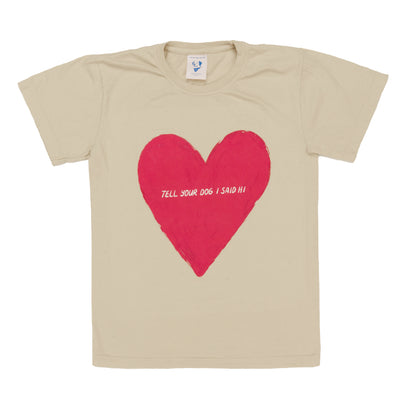 TYDISH Big Heart Tee - Ivory