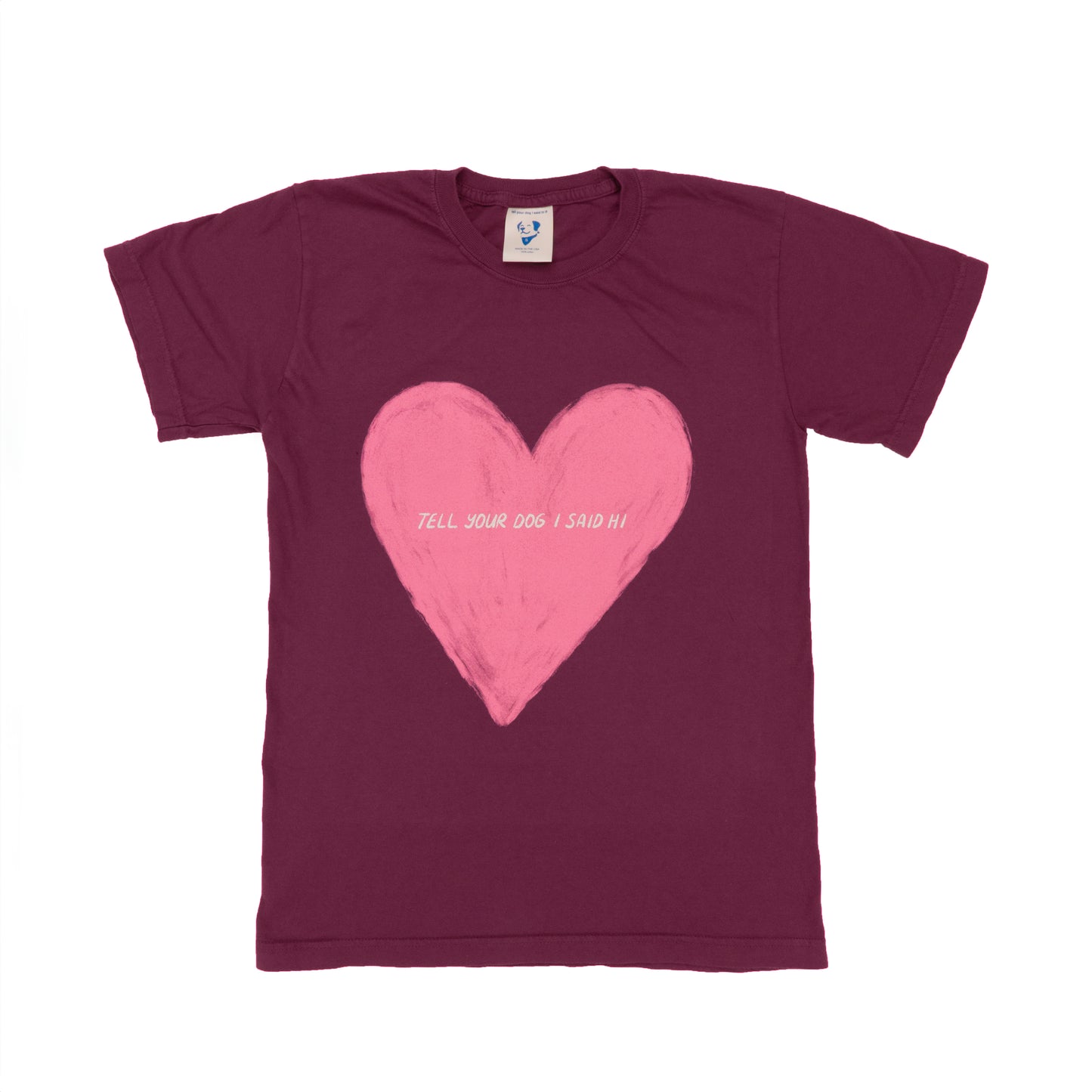 TYDISH Big Heart Tee - Plum