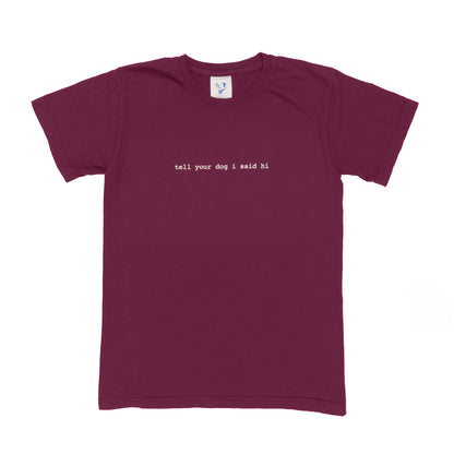 Classic Tee - Plum