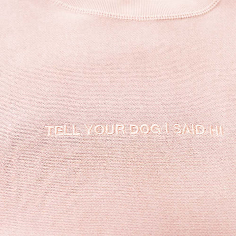 Minimal Crewneck -Dusty Pink